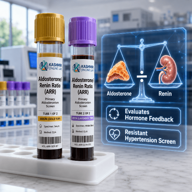 Aldosterone/Plasma Renin Activity Ratio (ARR) Panel 17 392116