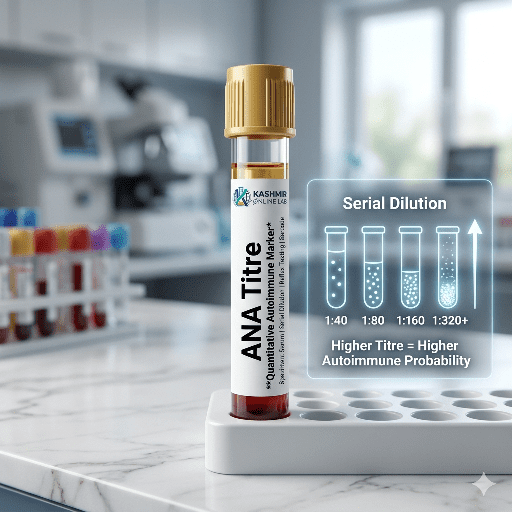 ANA Titre (Antinuclear Antibody Titre) 4 393646