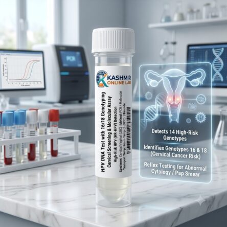 HPV (Human Papillomavirus) DNA Test with 16/18 Genotyping